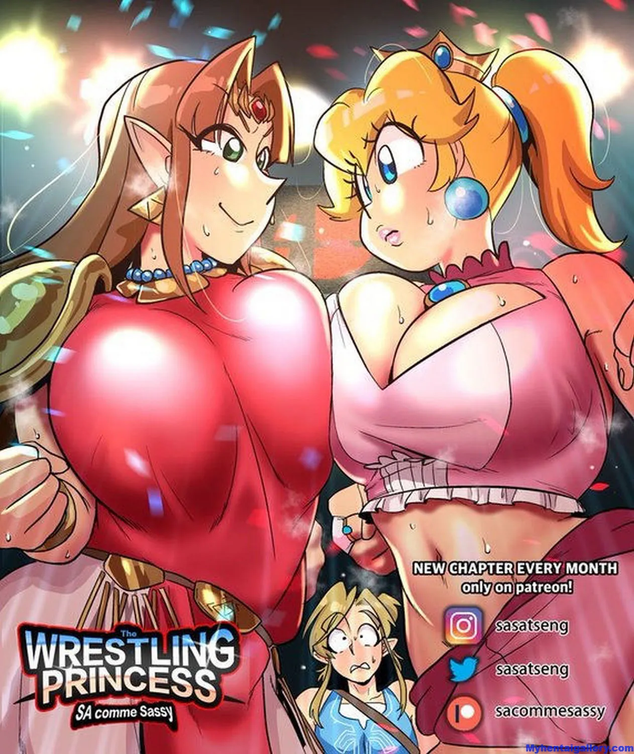 Wrestling Princess 1 - Part 4 porno comics