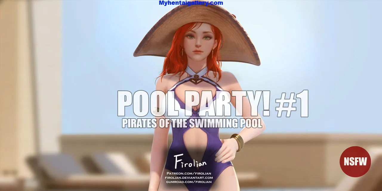 Pool Party 1 - Miss Fortune porno comics
