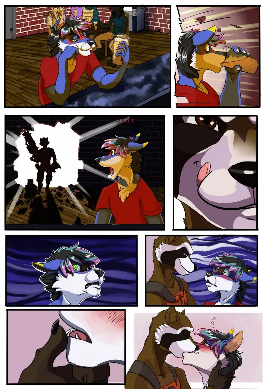Clash Of The Raccoon porno comics Cover