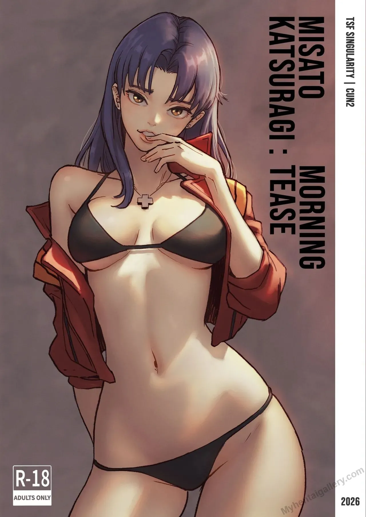 Misato Katsuragi - Morning Tease porno comics Cover