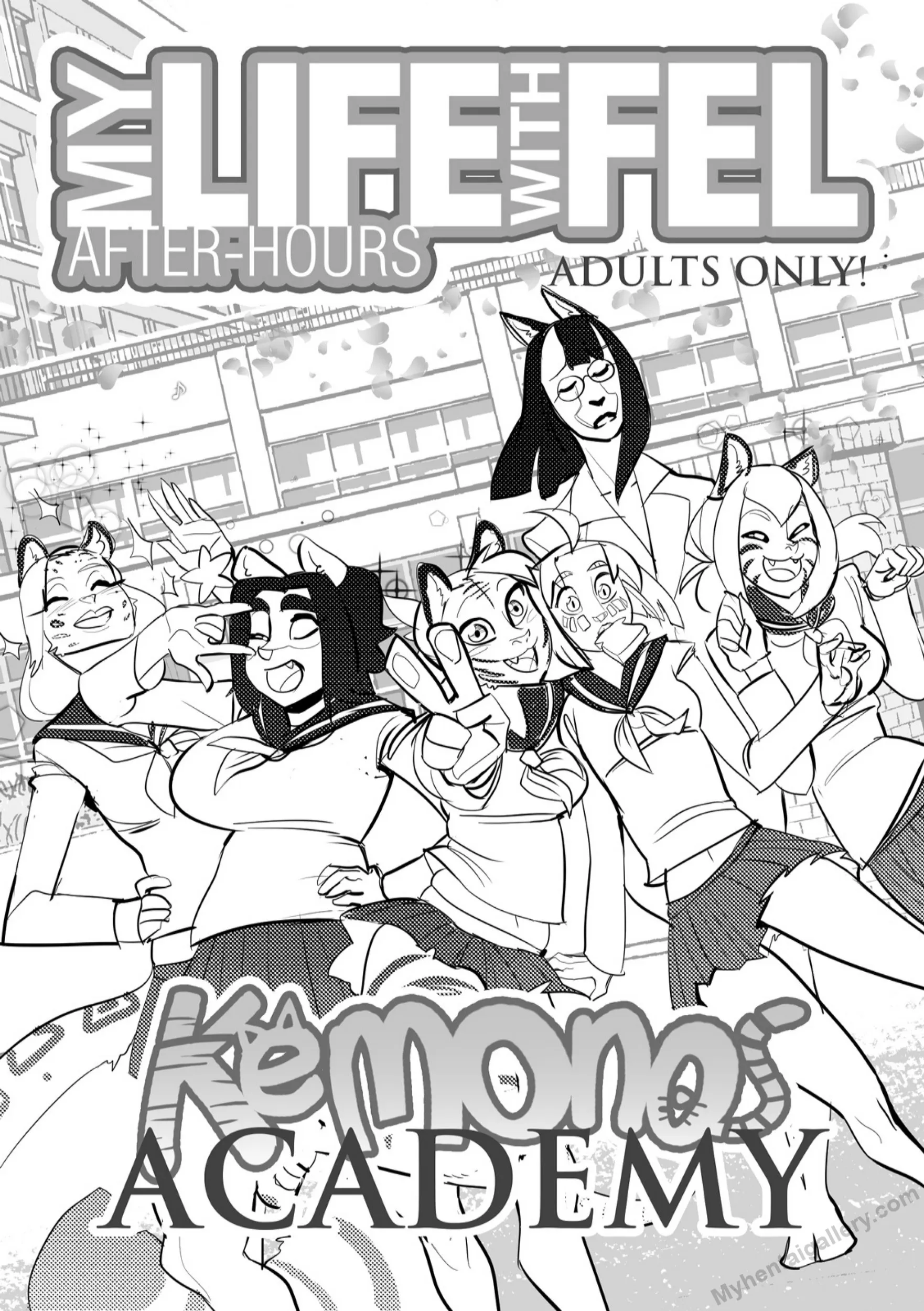 My Life With Fel - After-Hours - Kemono Academy porno comics Cover