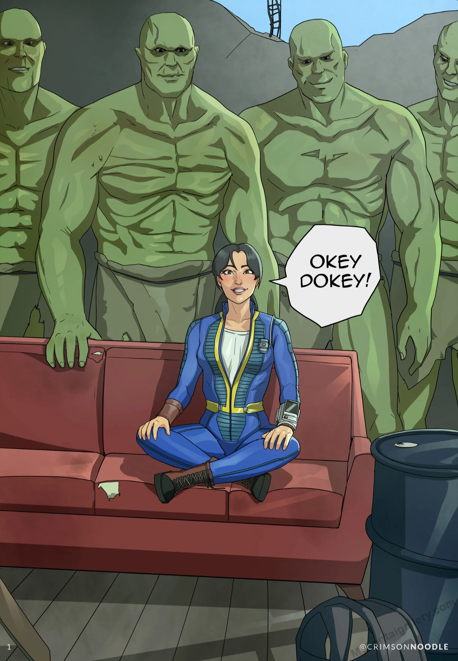 Okey Dokey porno comics Cover