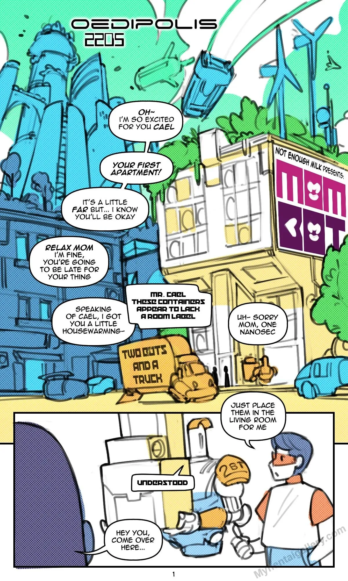 Mom Bot porno comics Cover