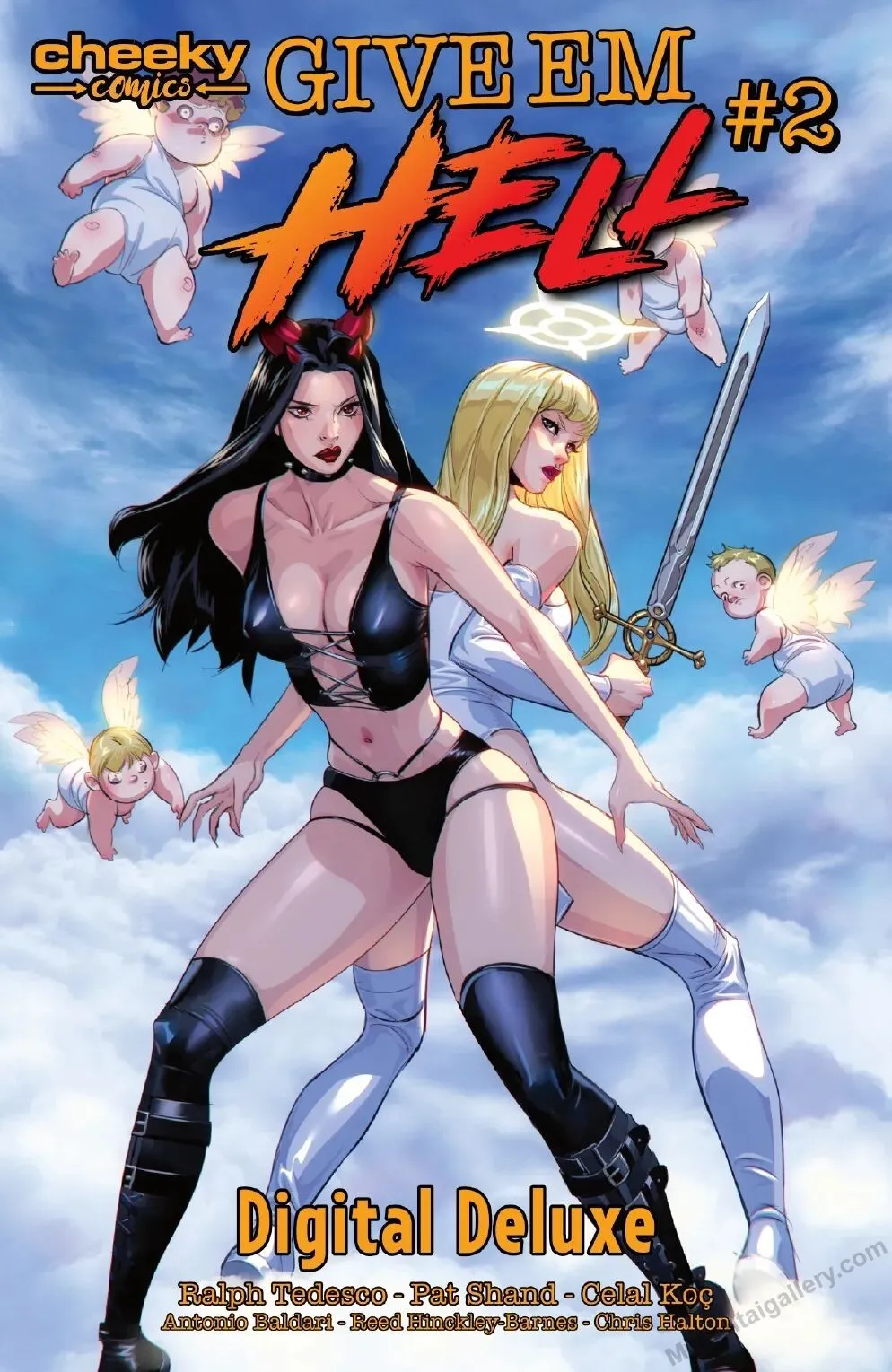 Give 'Em Hell 2 - You Catch More Bees With Honey porno comics Cover