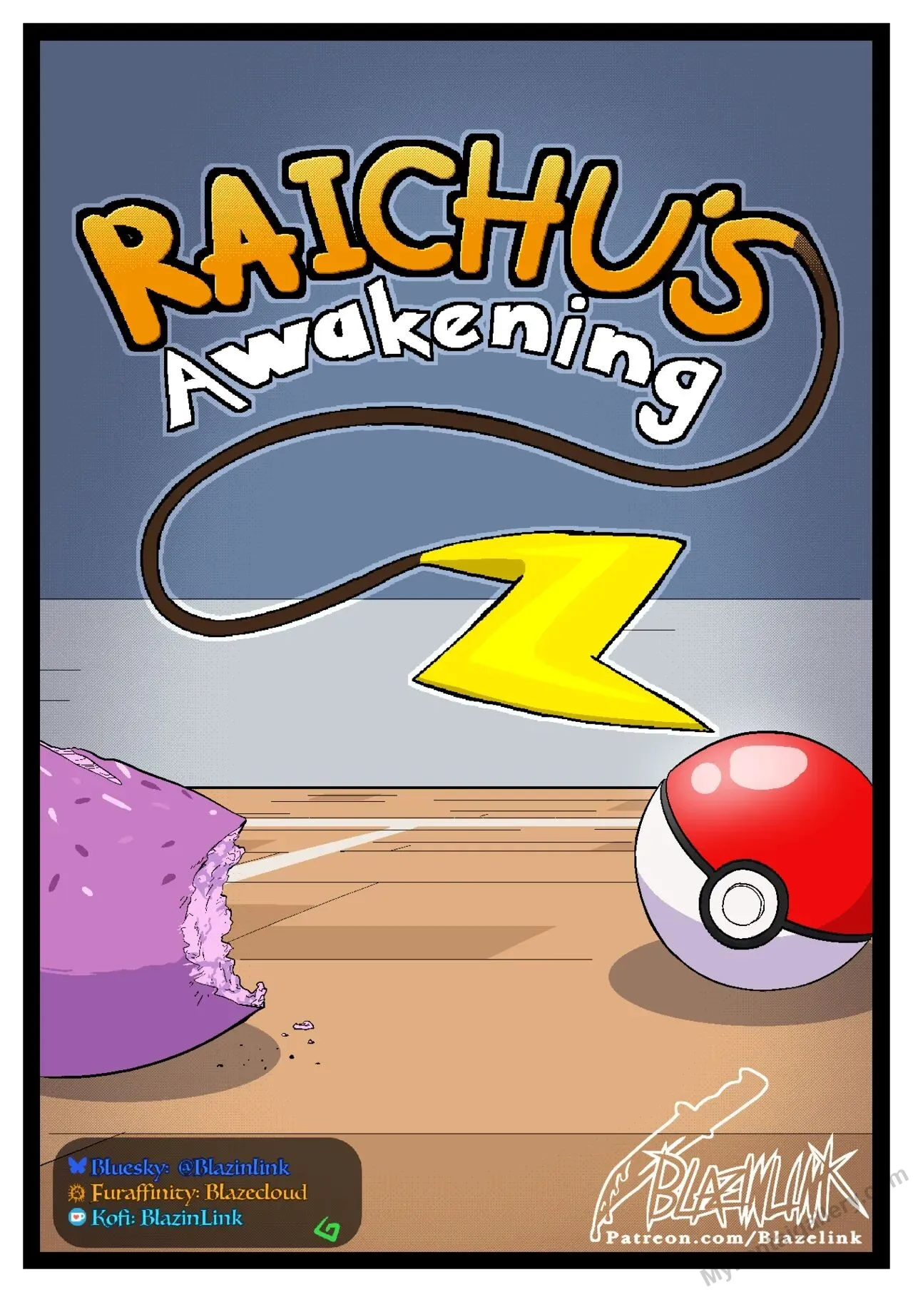 Raichu's Awakening porno comics Cover