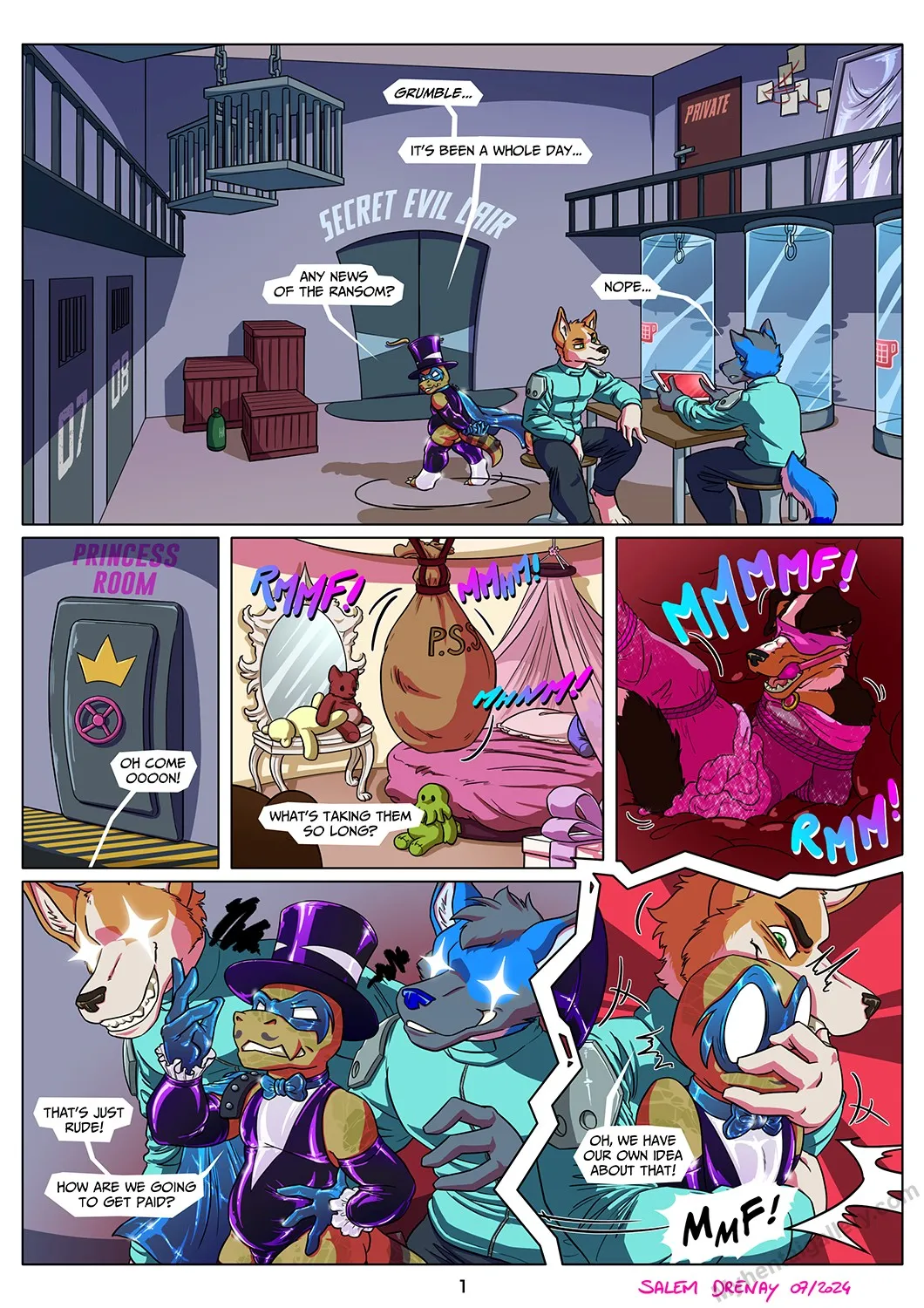 Takeover porno comics Cover
