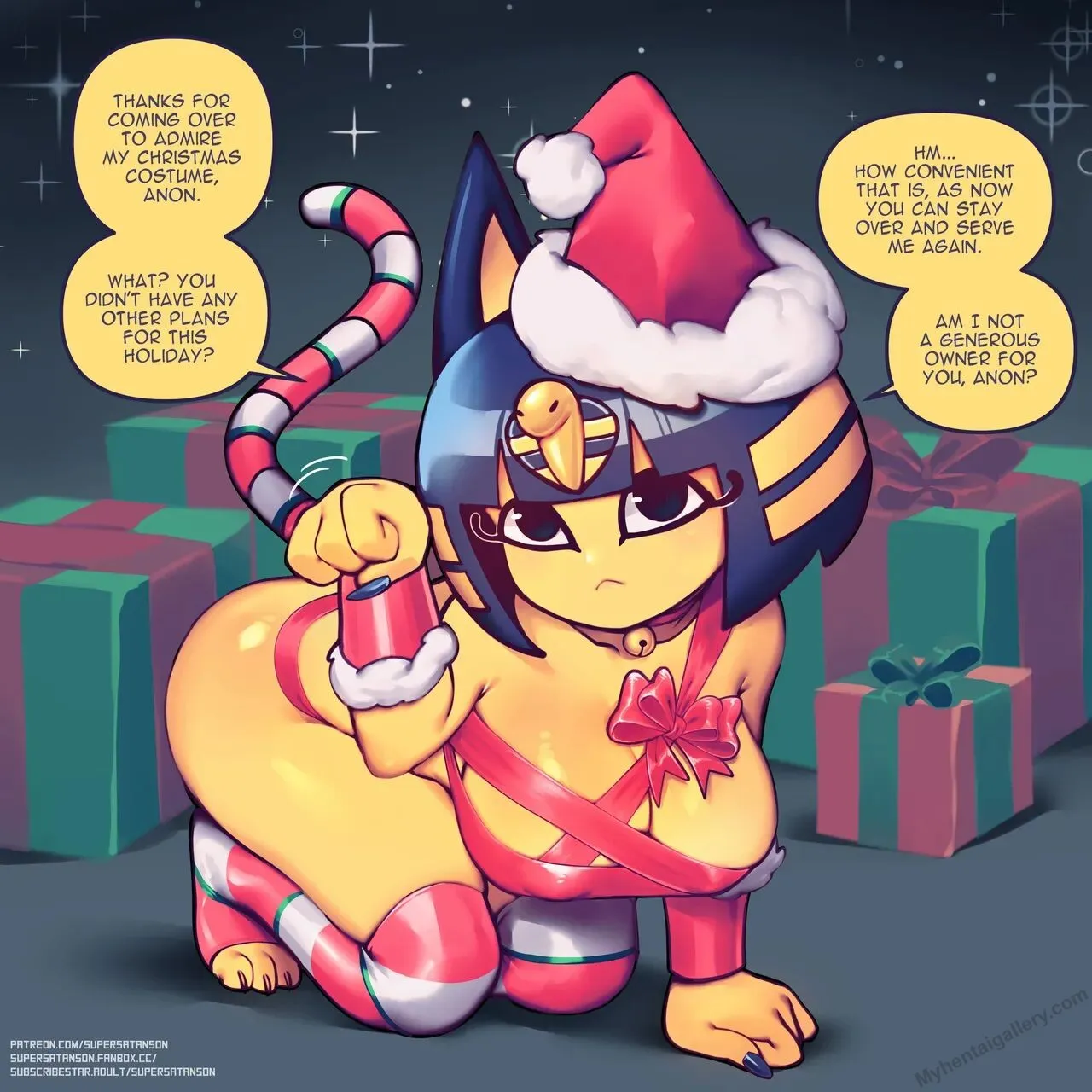 Ankha For Christmas porno comics Cover