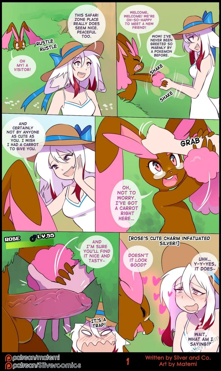 The Safari Zone porno comics Cover