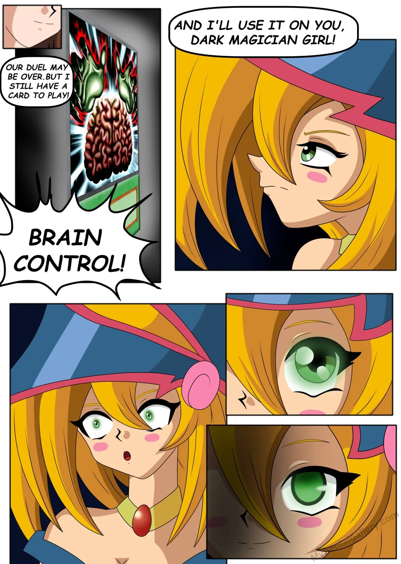 Hypno Dark Magician Girl porno comics Cover