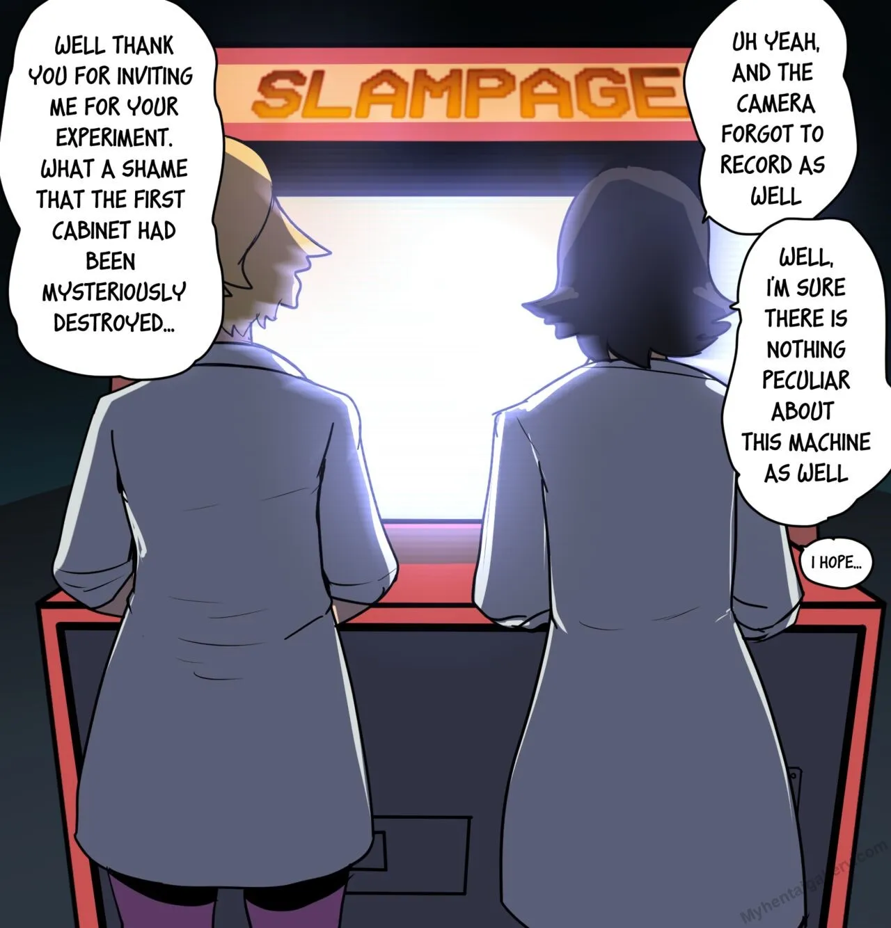 Slampage porno comics Cover