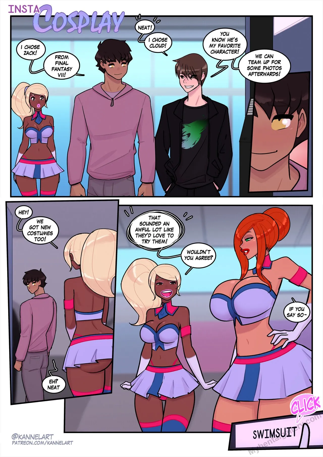 InstaCosplay - Team-Up Cosplay porno comics Cover