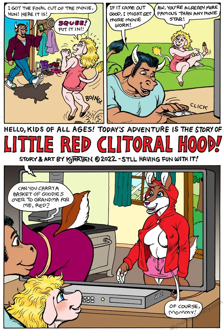 Little Red Clitoral Hood porno comics Cover