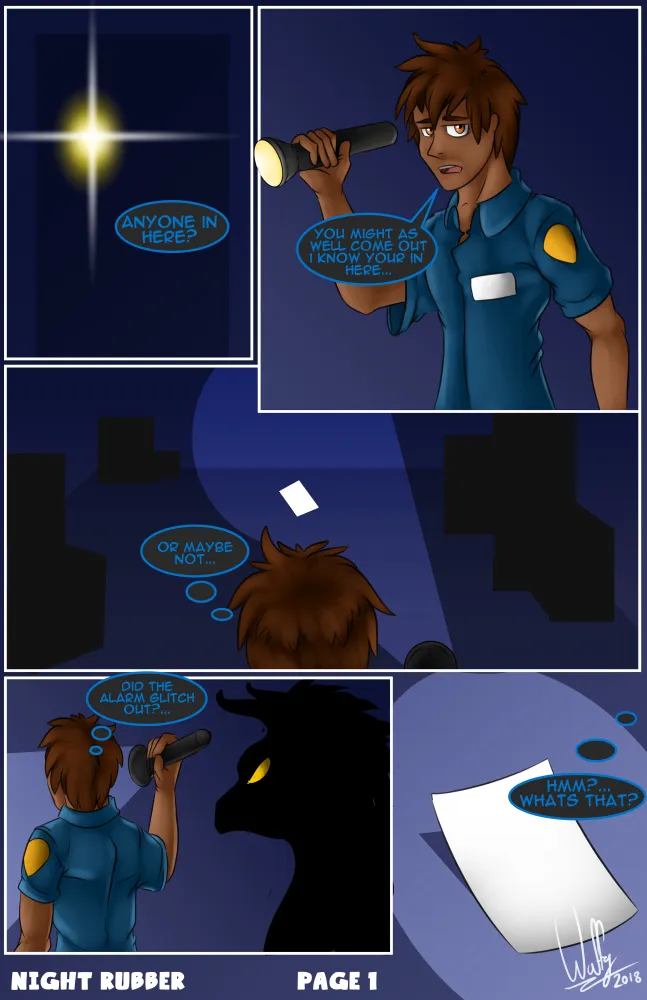 The Night Rubber porno comics Cover