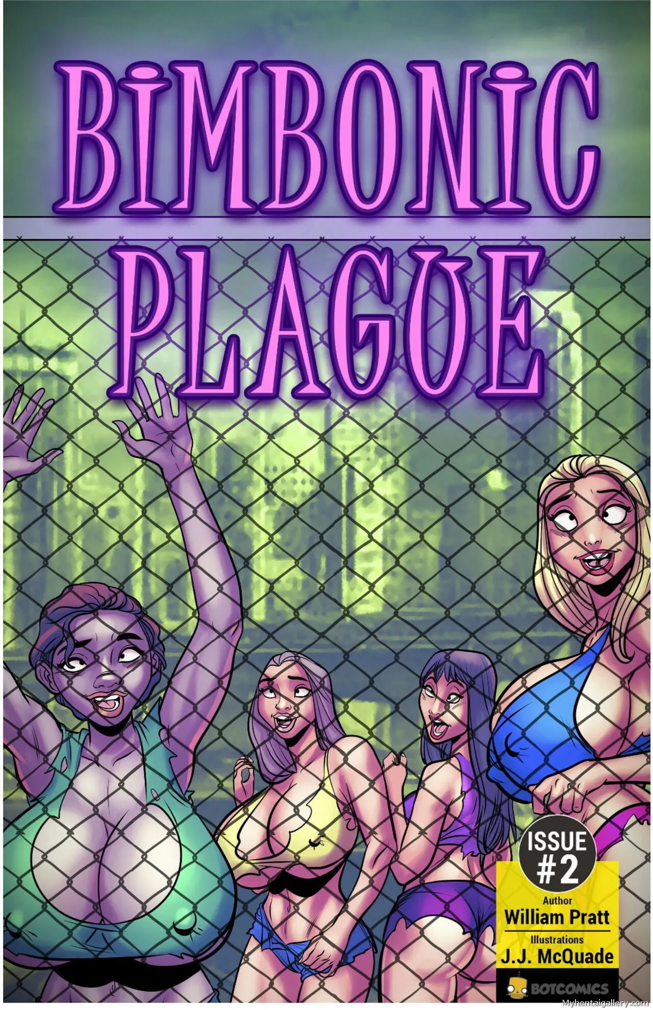 Bimbonic Plague 2 porno comics Cover