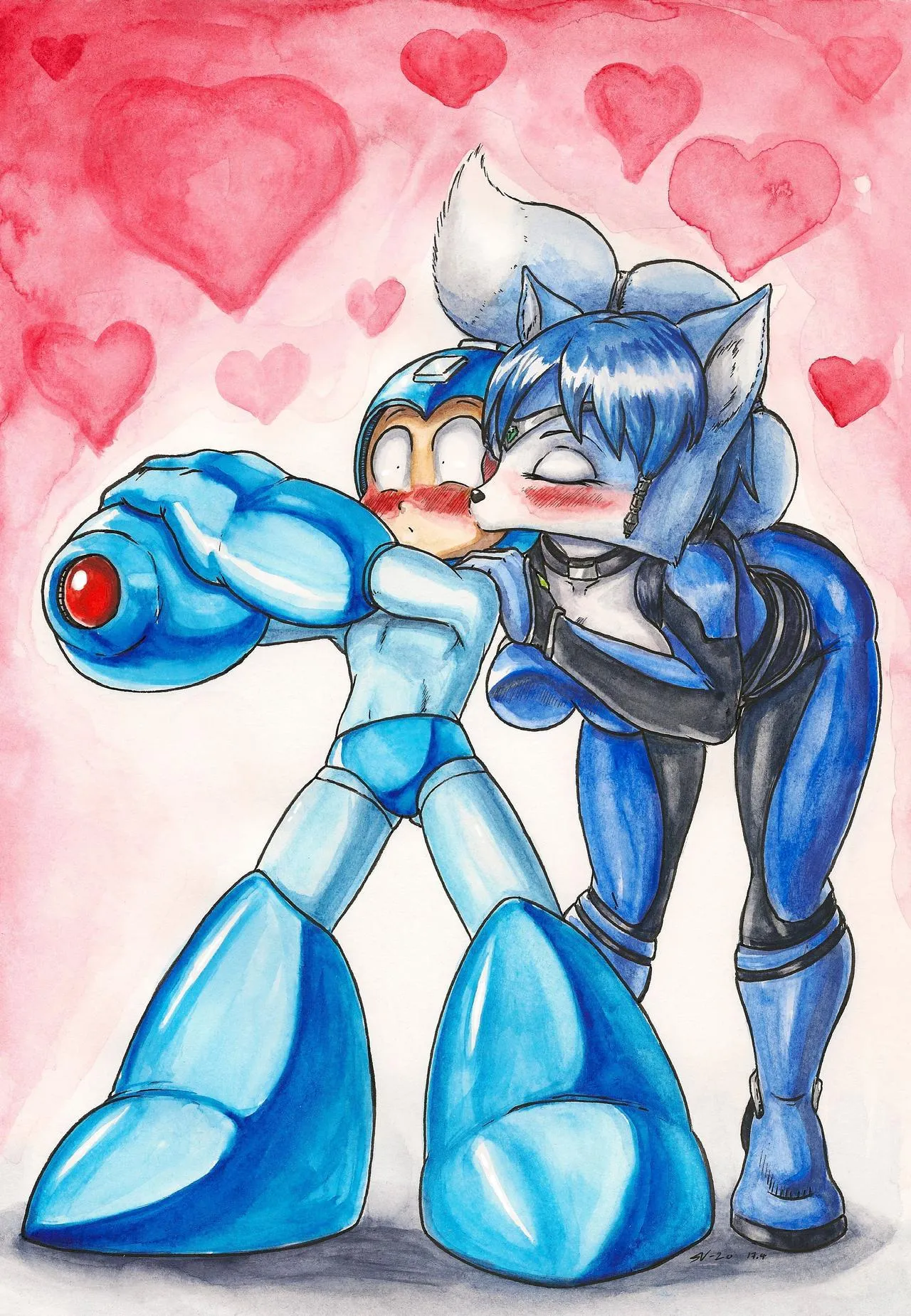 Megaman x Krystal porno comics Cover
