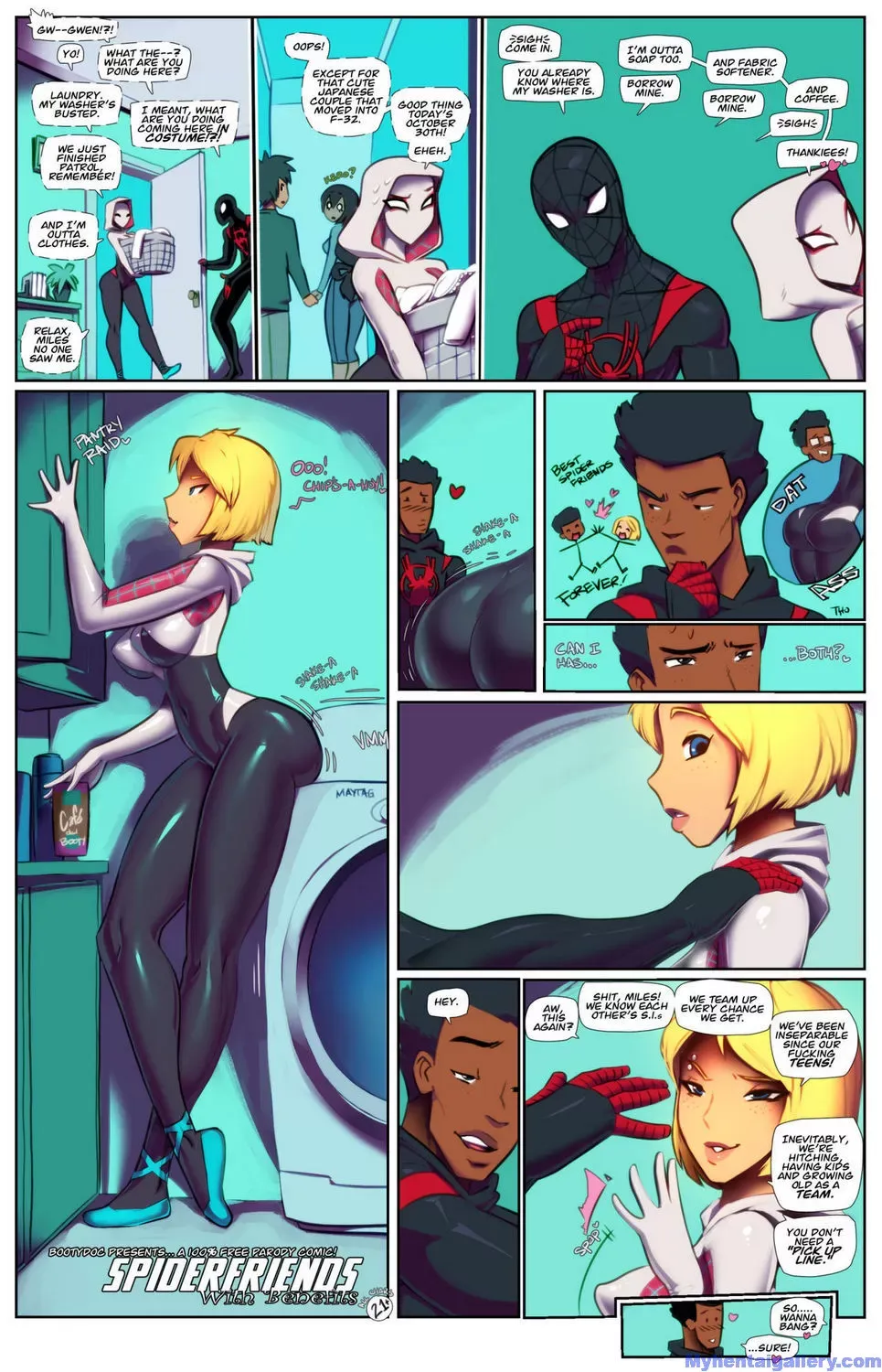 Spiderfriends With Benefits porno comics