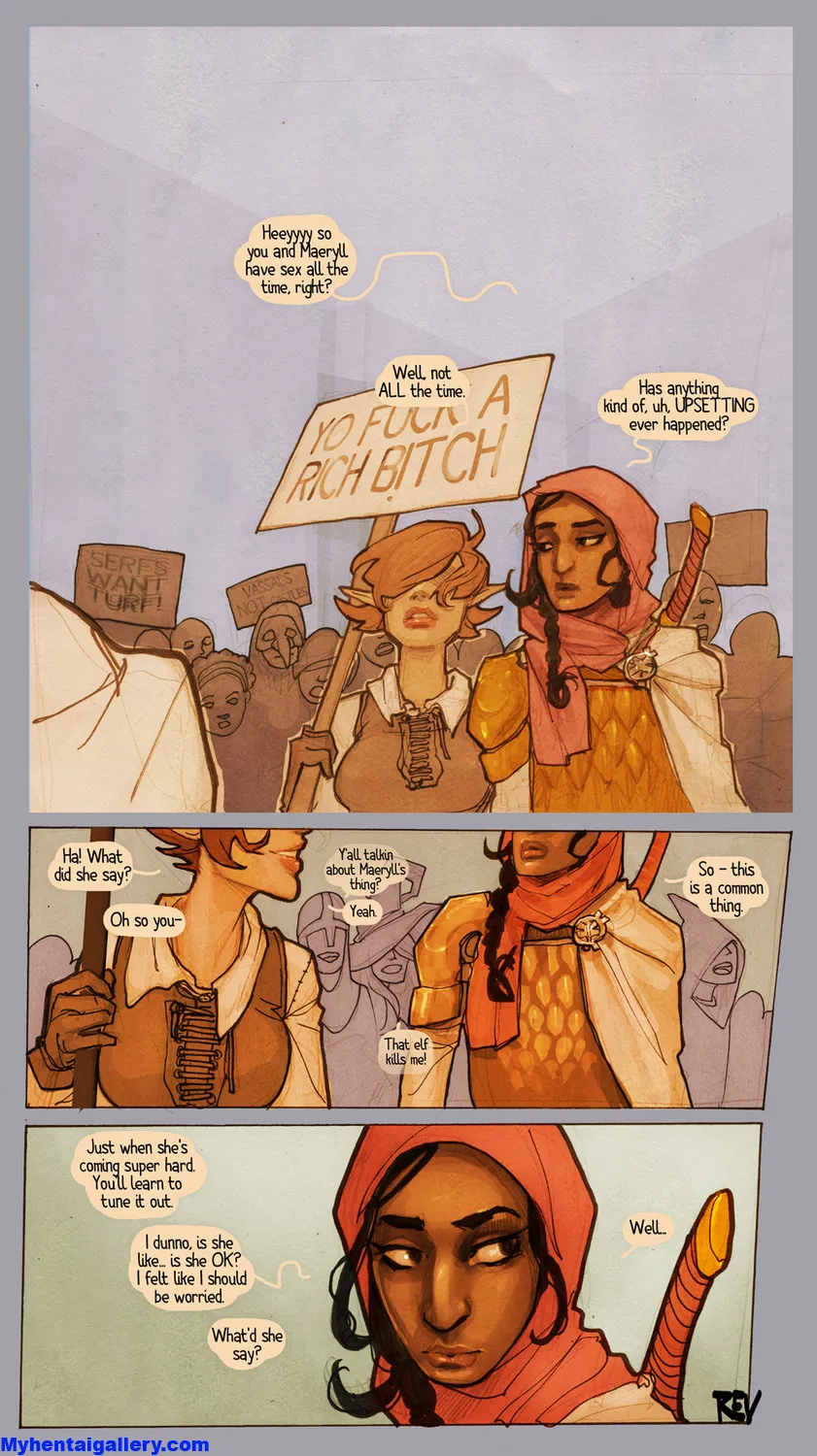 Maeryll Says porno comics