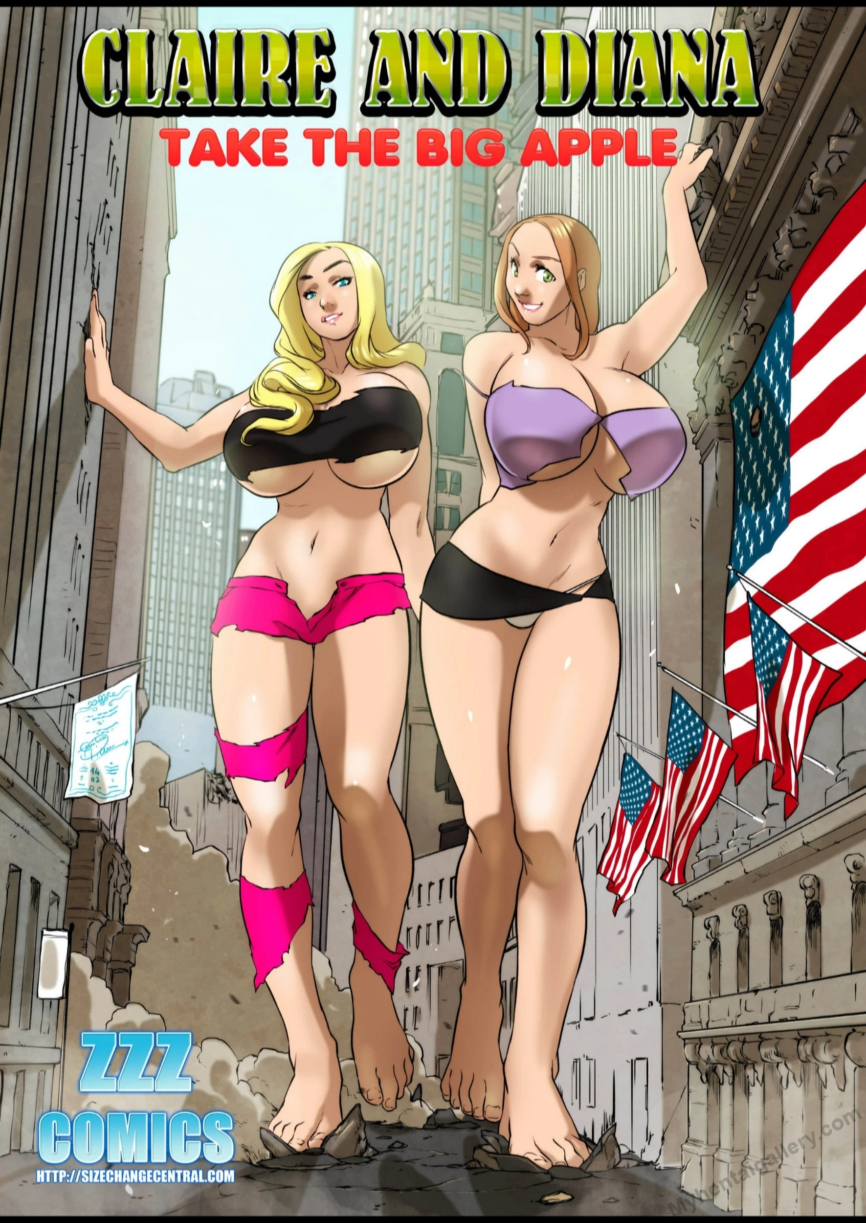 Claire And Diana Take The Big Apple 1 porno comics