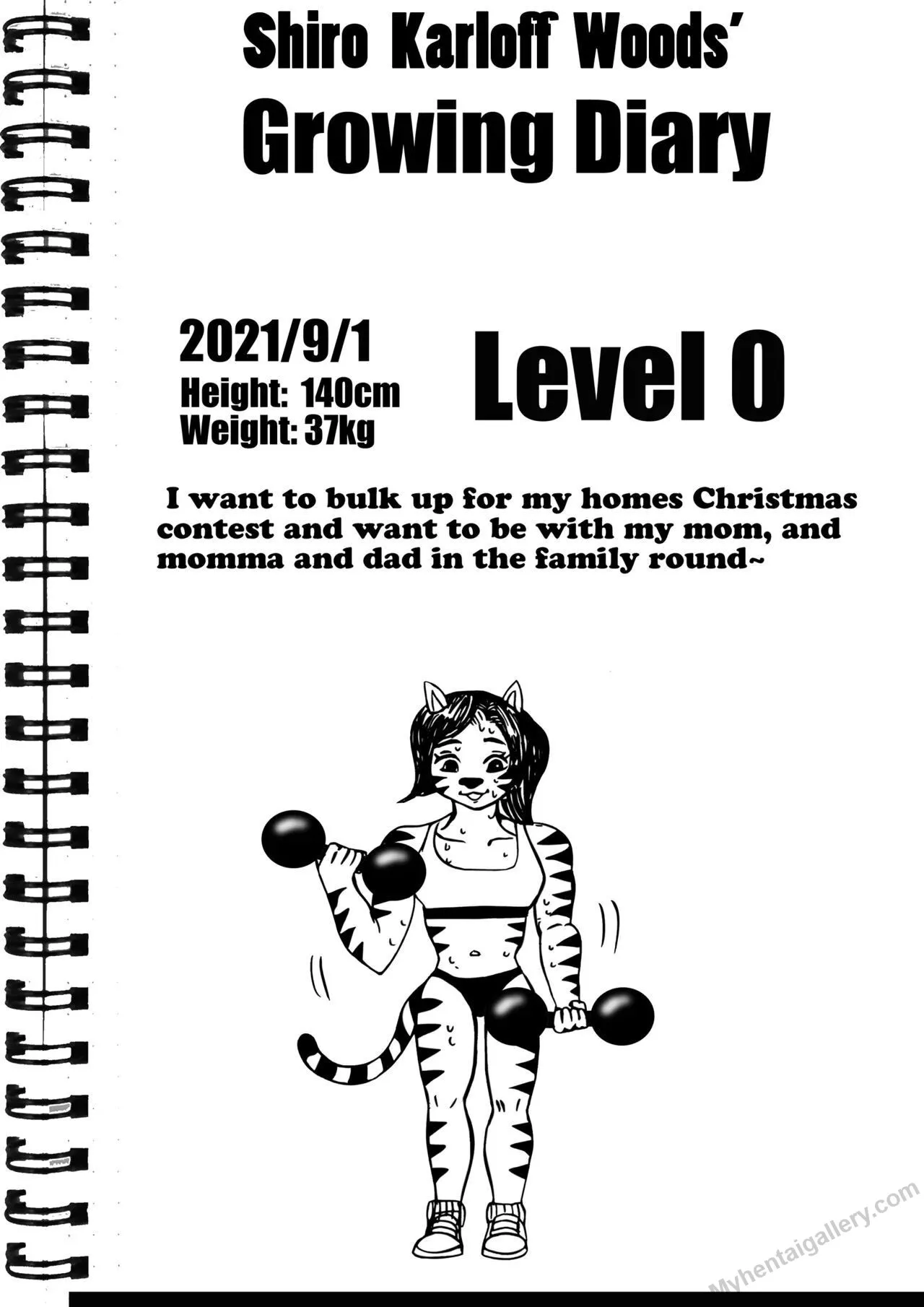 Shiro's Growth Diary porno comics Cover