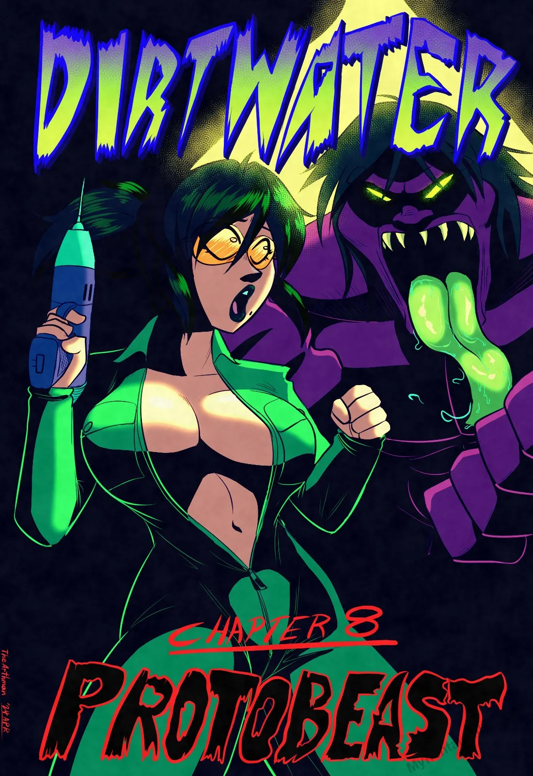 Dirtwater 8 - Protobeast porno comics Cover
