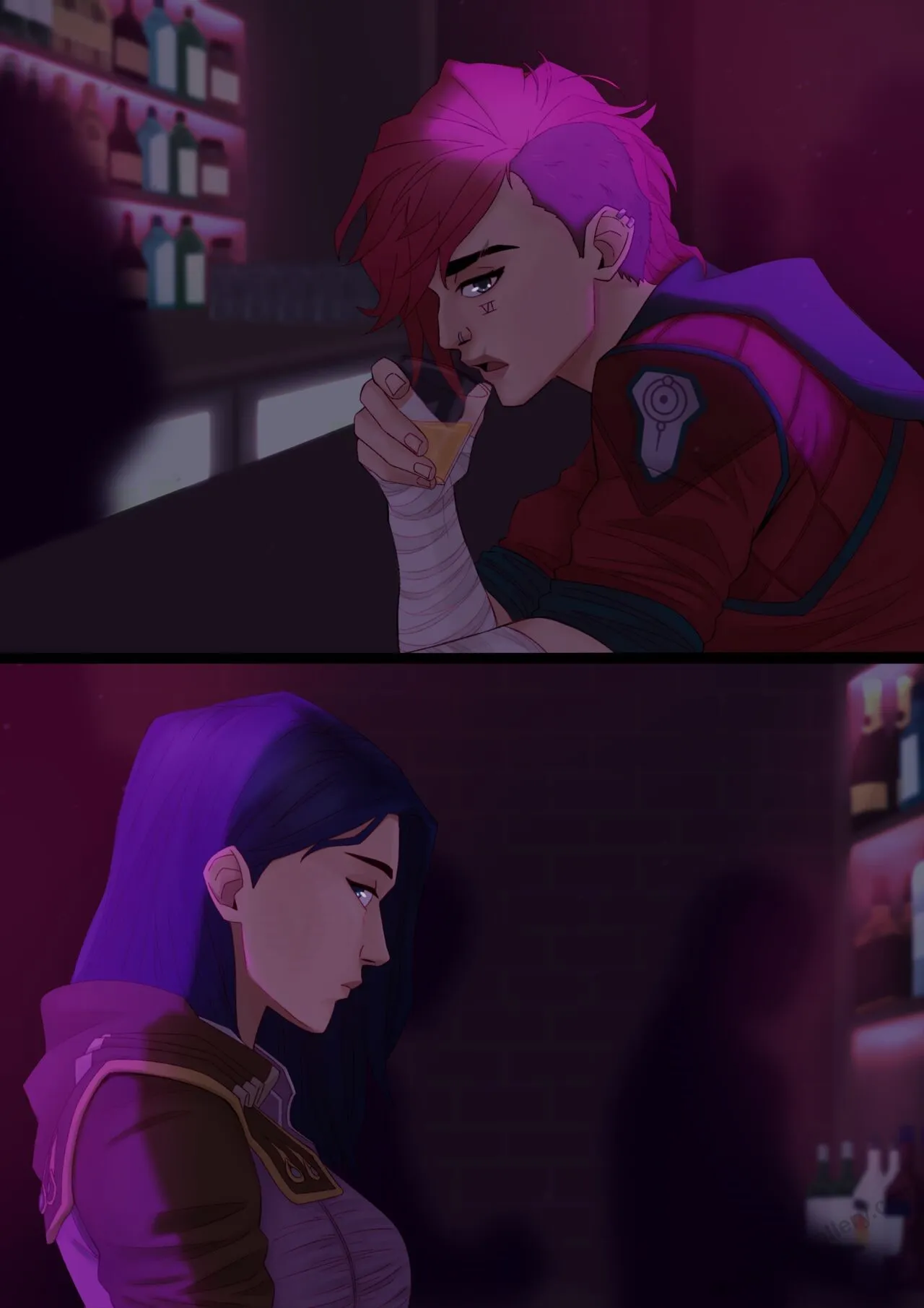 Caitlyn x Vi 1 porno comics