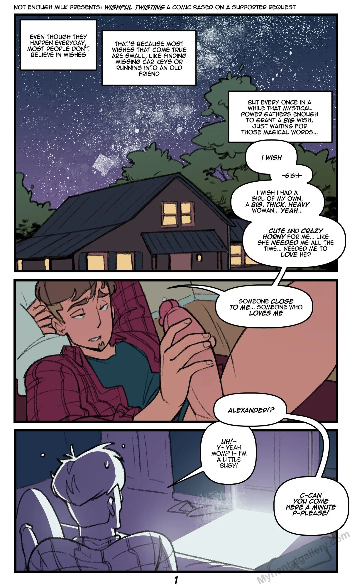 Wishful Twisting porno comics