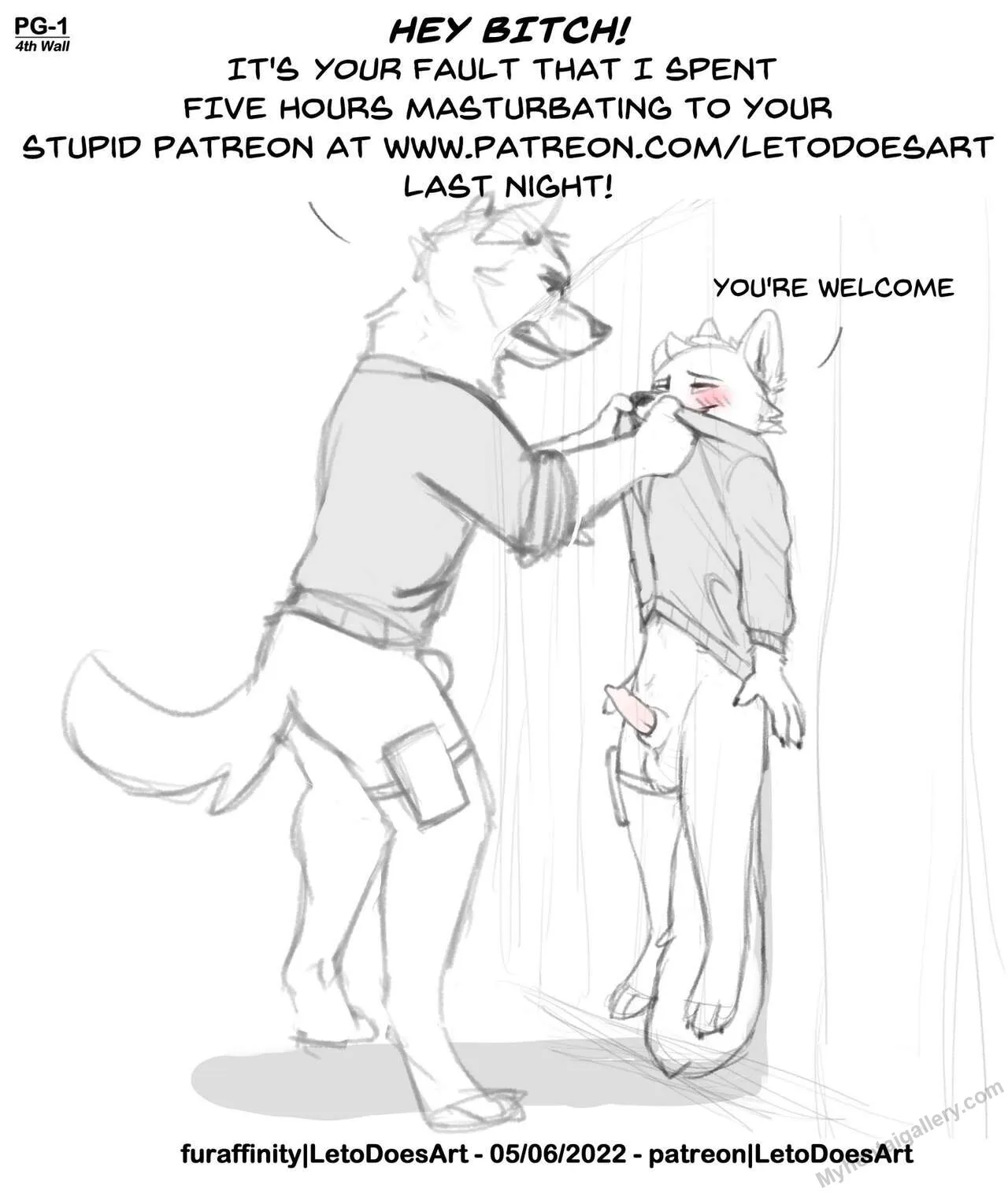 4th Wall porno comics Cover