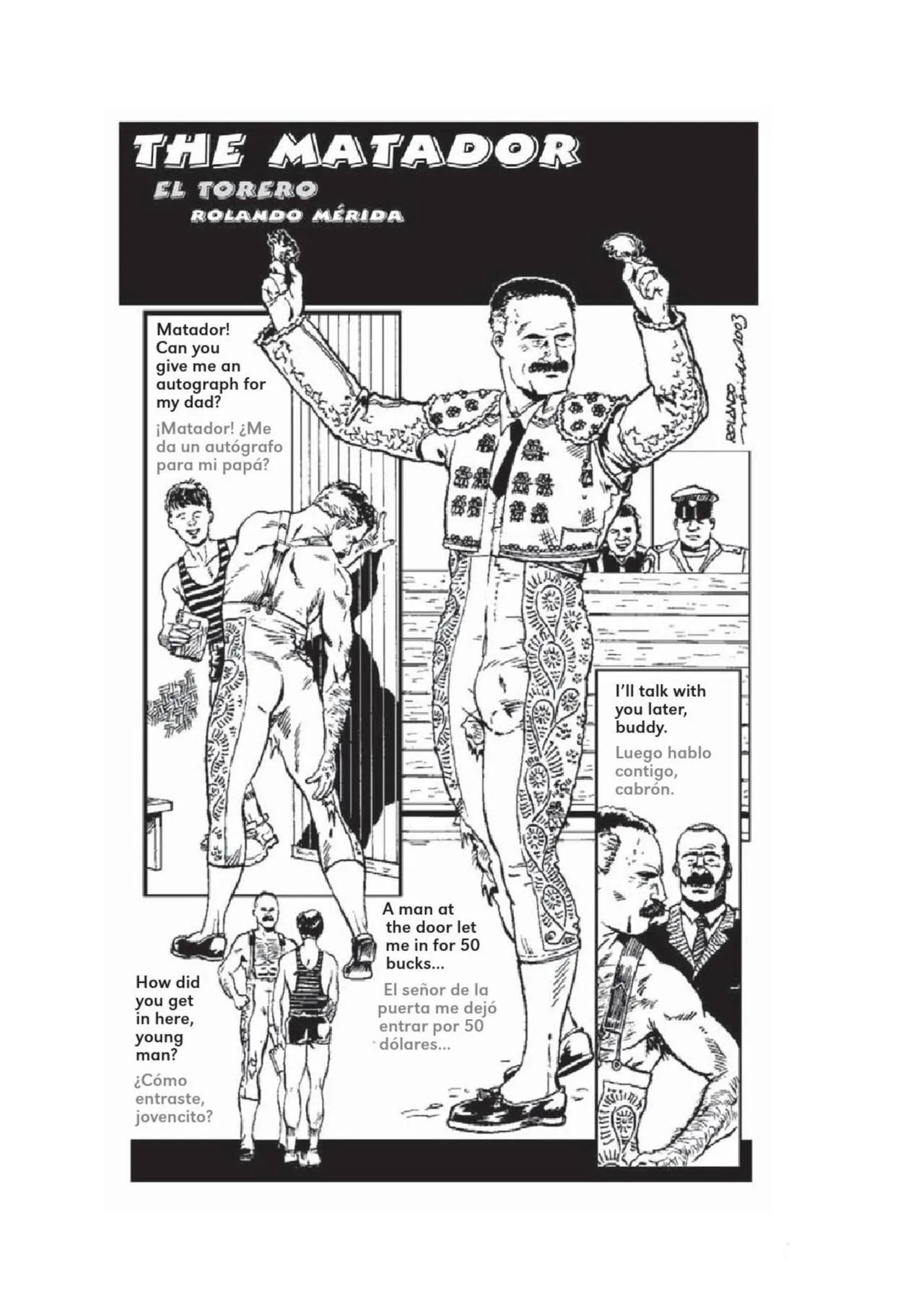 The Matador porno comics Cover