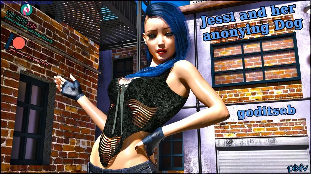 Jesse And Her Annoying Dog porno comics Cover