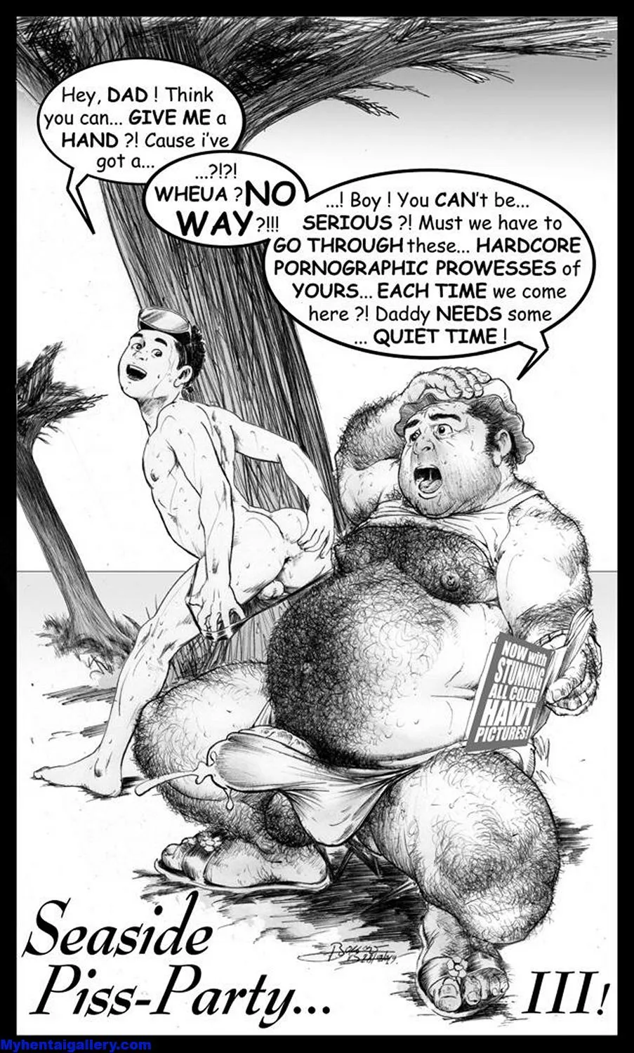 Seaside Piss-Party 3 porno comics