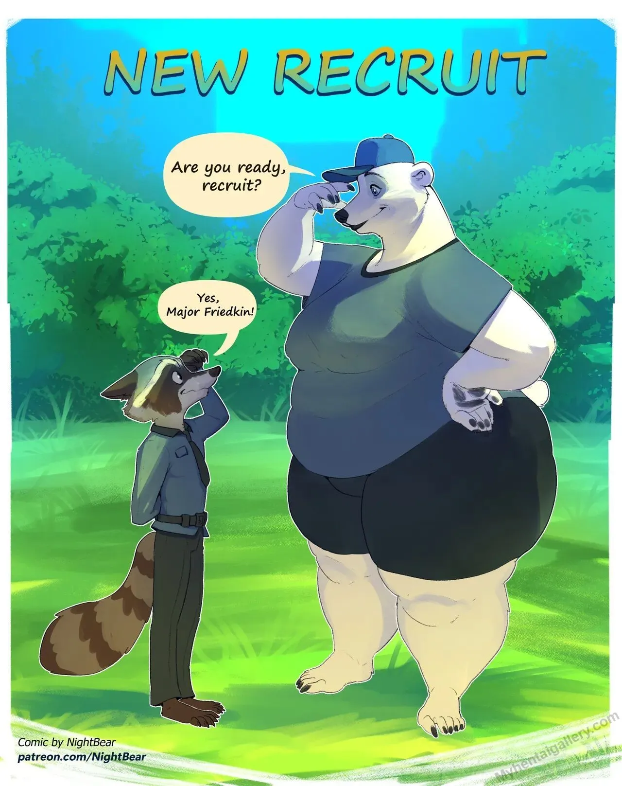 New Recruit porno comics Cover