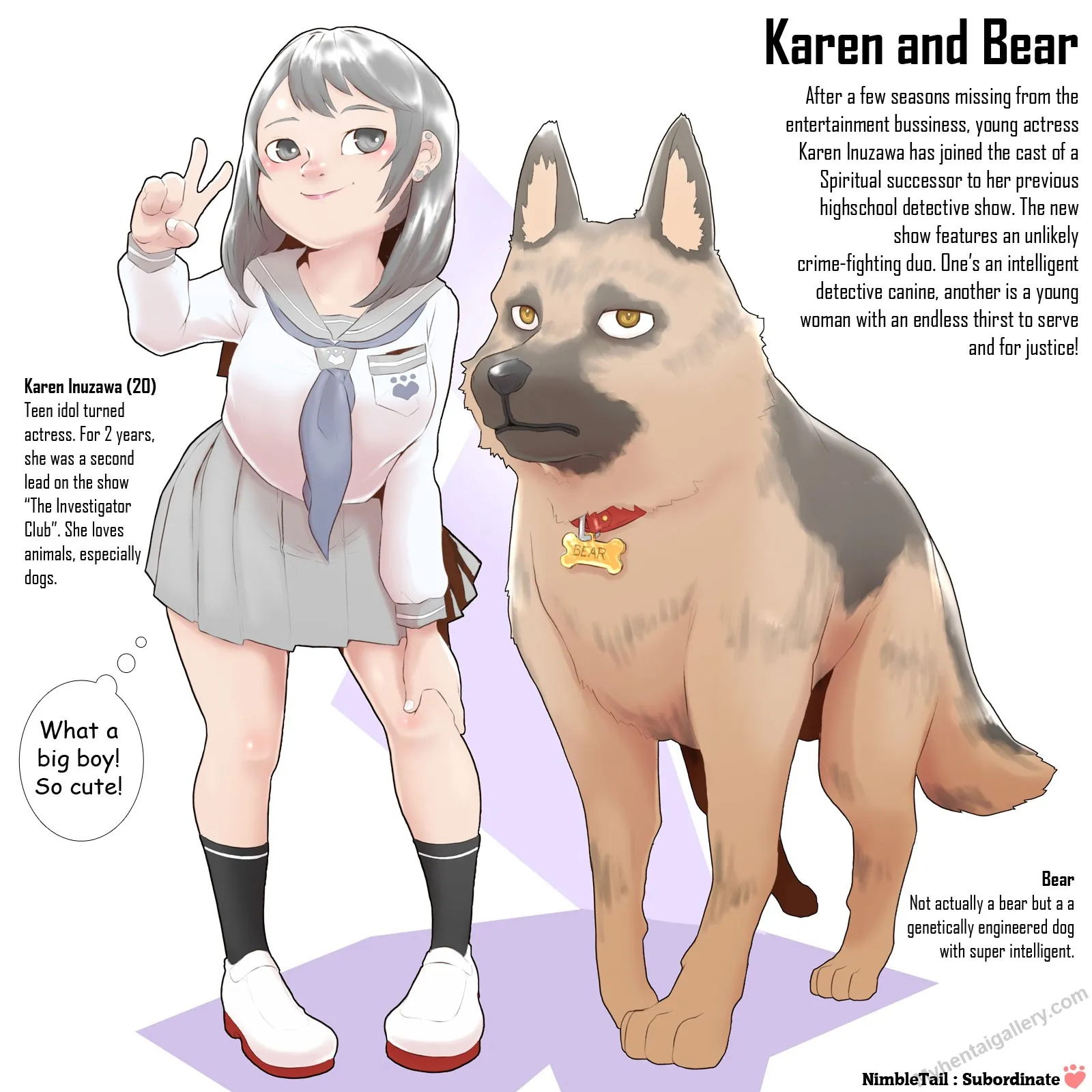 Concealed Subordinate porno comics Cover