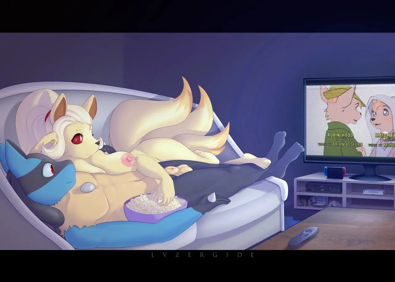 Movie Night With The GF (Futa Version) porno comics Cover
