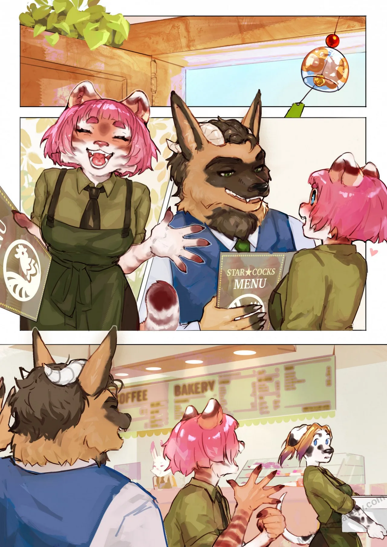 Star Cocks Cafe porno comics Cover