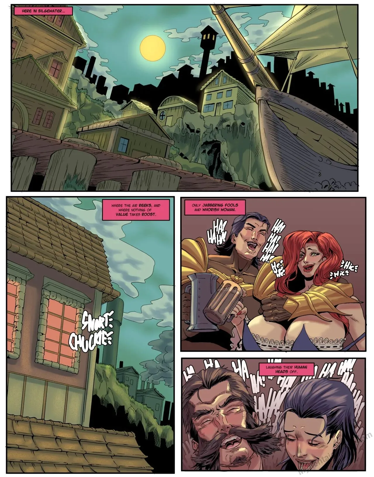 Shyvanas Trip To Bilgewater porno comics Cover