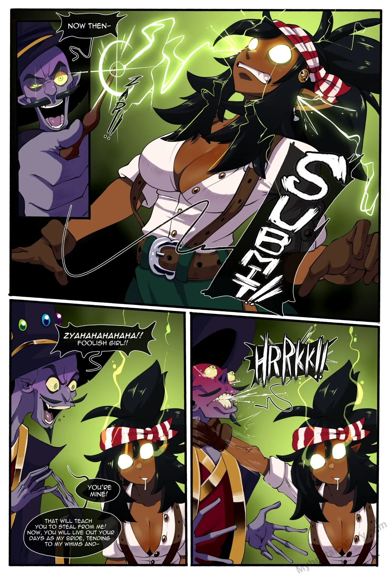 Cleo Vs The Wizard porno comics