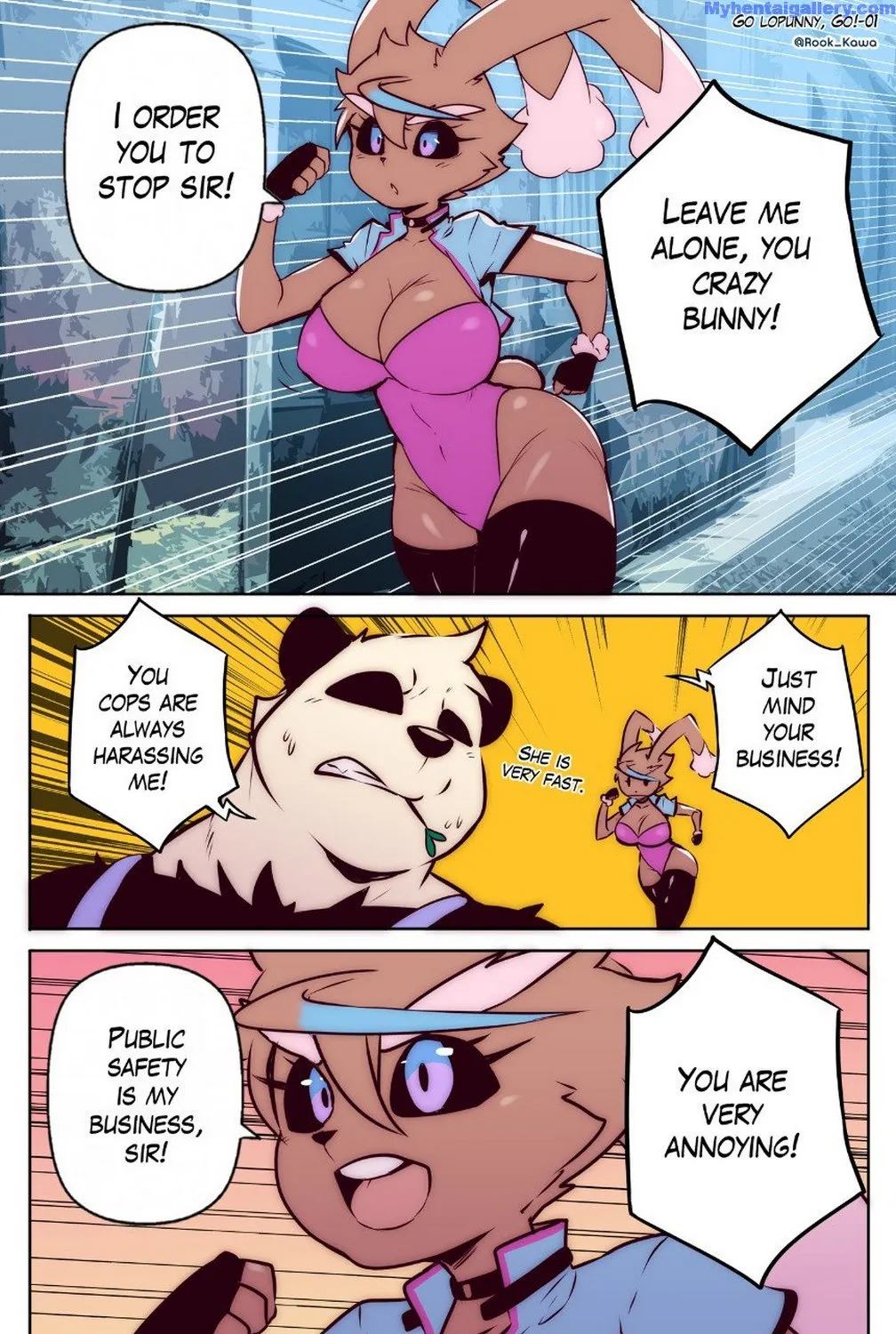 Go Lopunny, Go porno comics