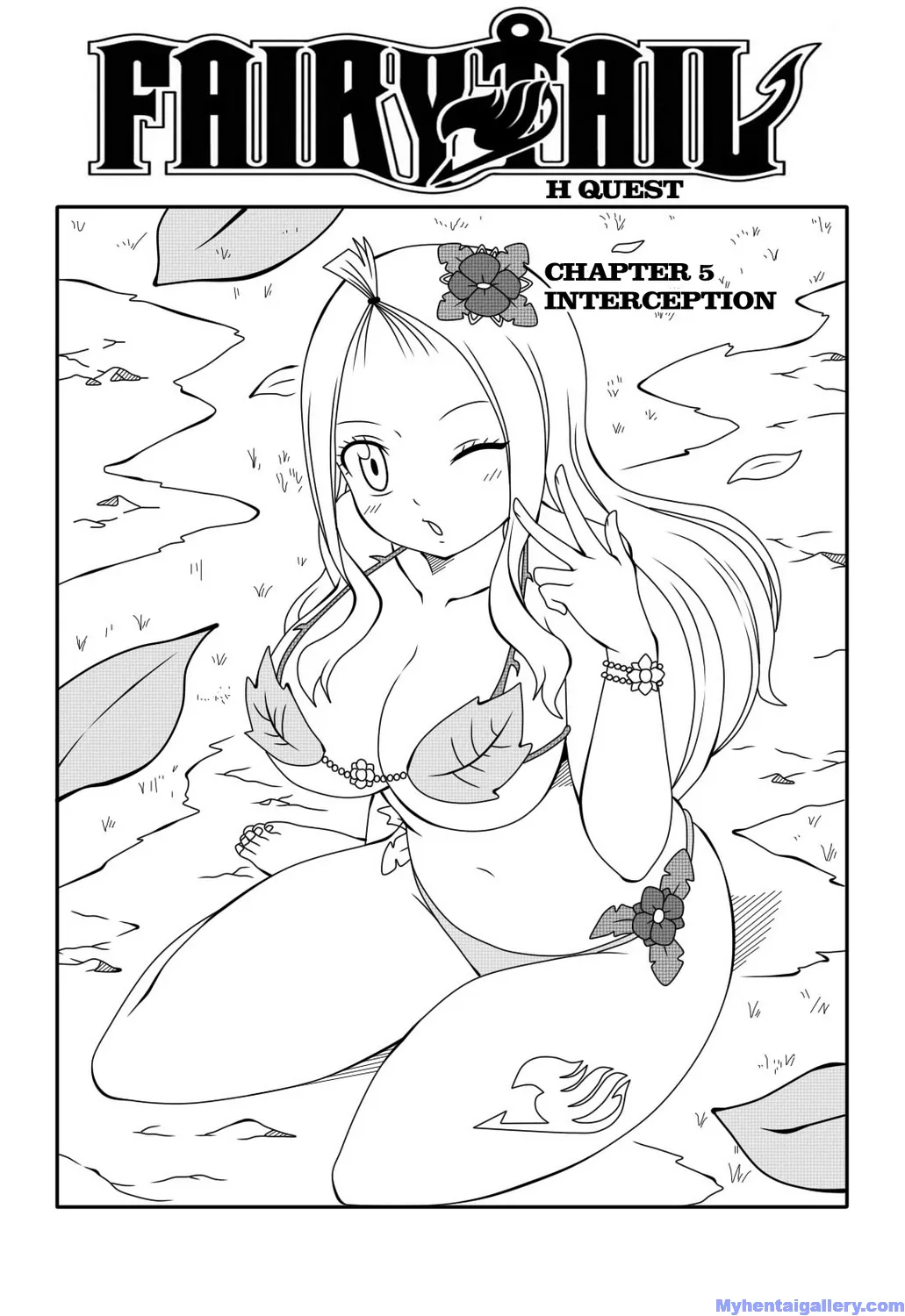 Fairy Tail H Quest 5 - Interception porno comics
