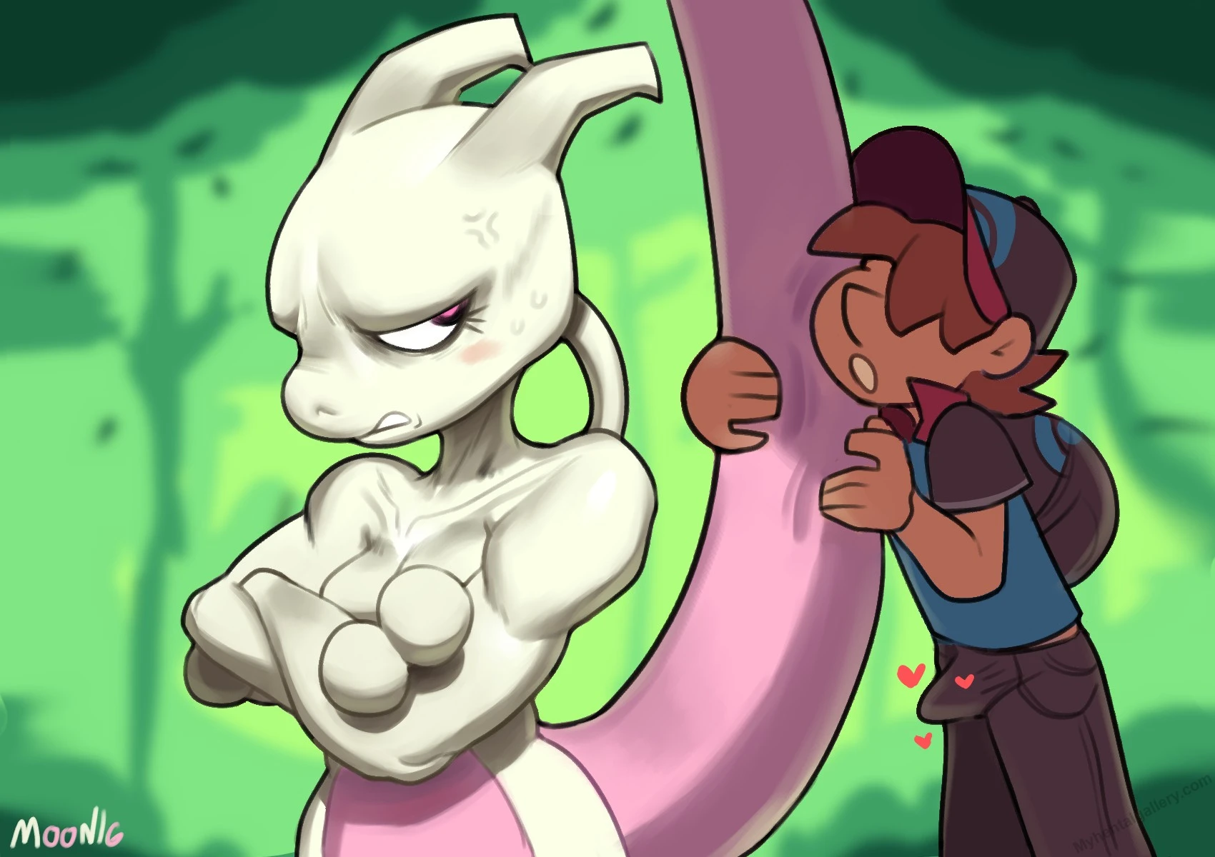 Playing With Mewtwo porno comics
