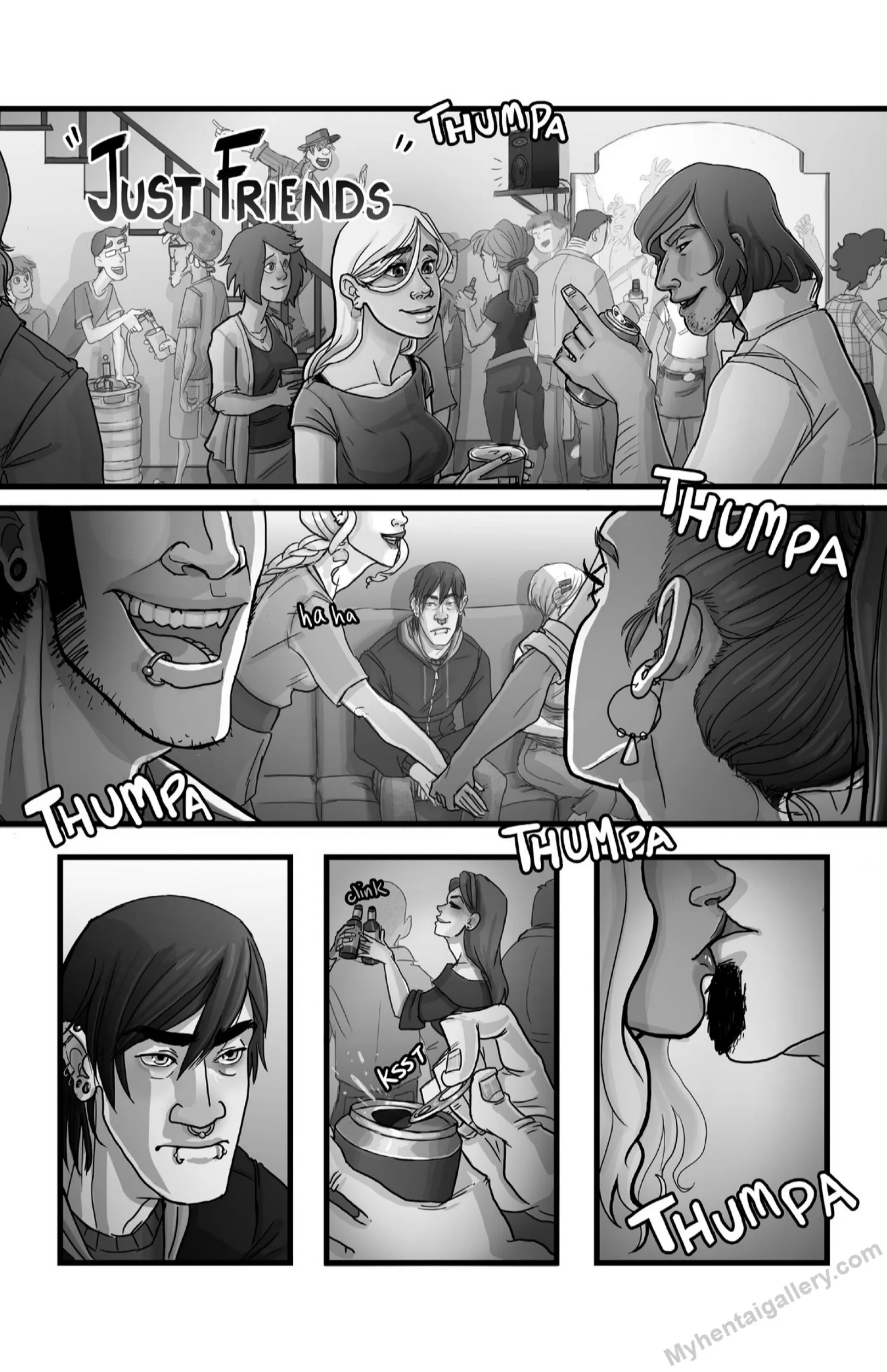 Just Friends porno comics Cover