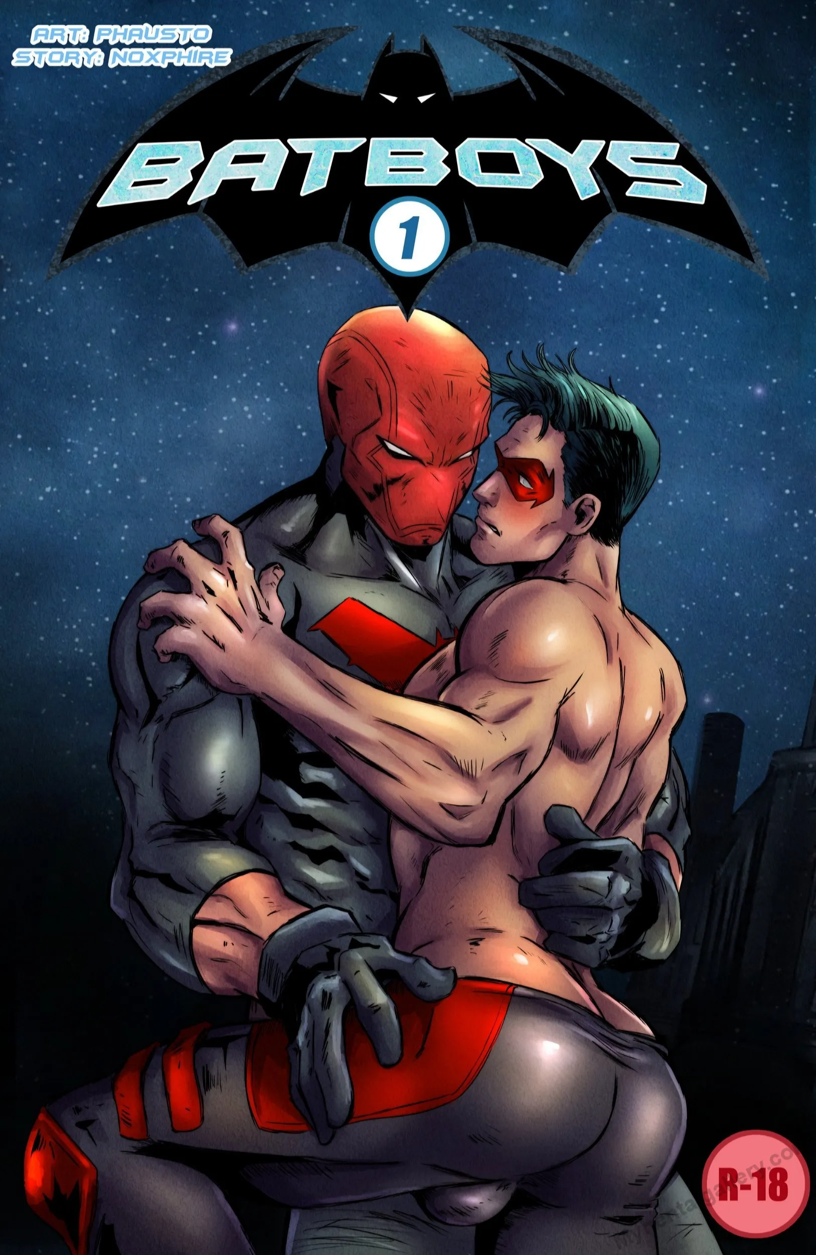 Batboys 1 porno comics Cover