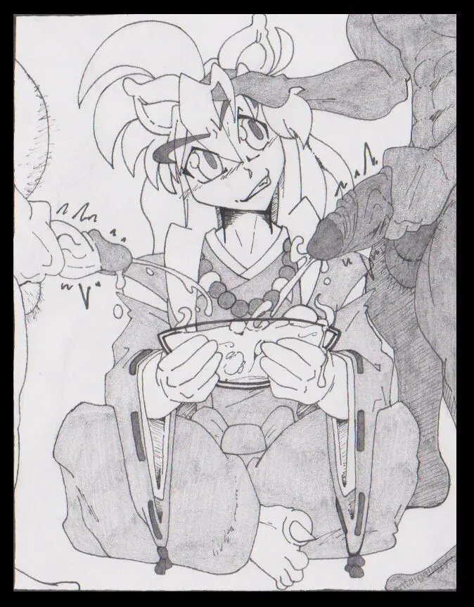 Cum Eating Inuyasha porno comics