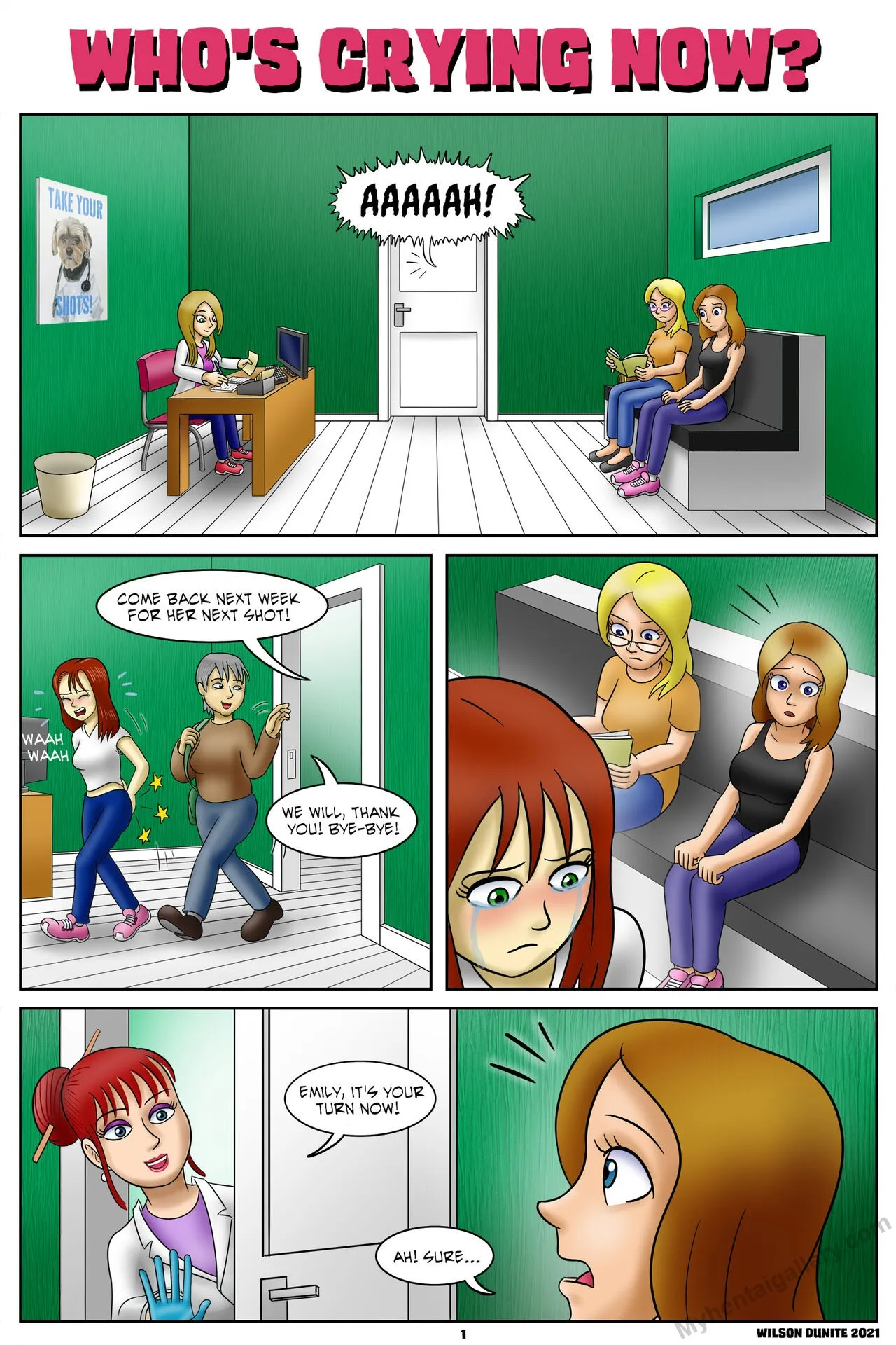 Who's Crying Now porno comics Cover