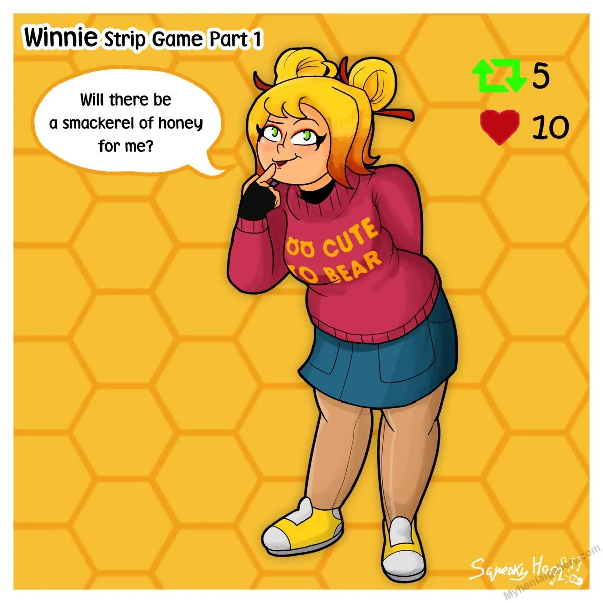 Winnie D Pugh's Strip Game porno comics