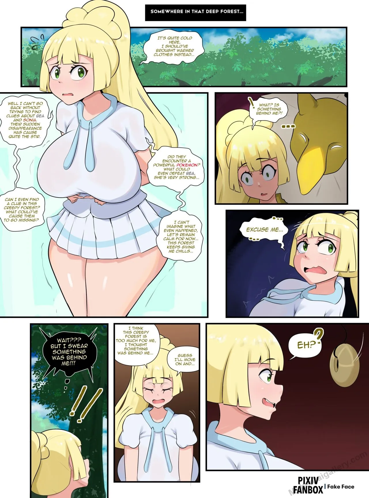 Lillie's Downfall porno comics Cover