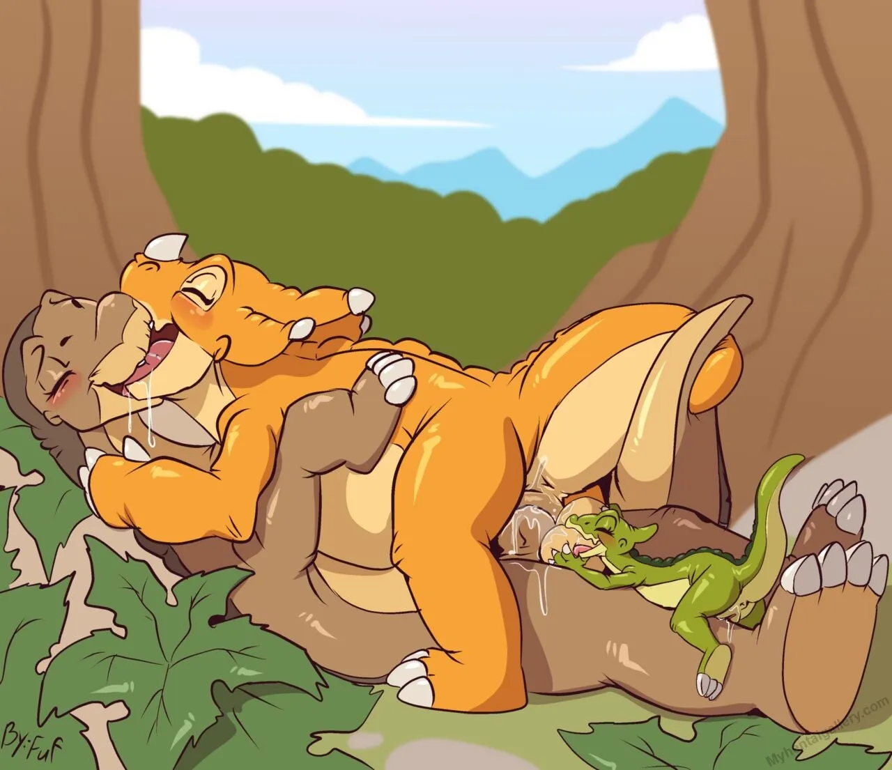 Pampering Littlefoot porno comics