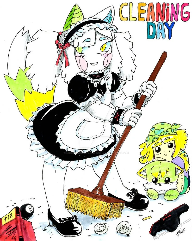 Cleaning Day porno comics