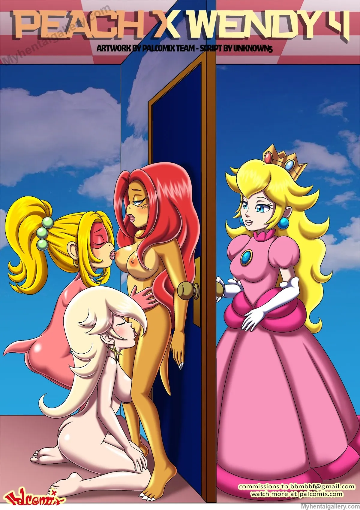Peach x Wendy 4 porno comics Cover