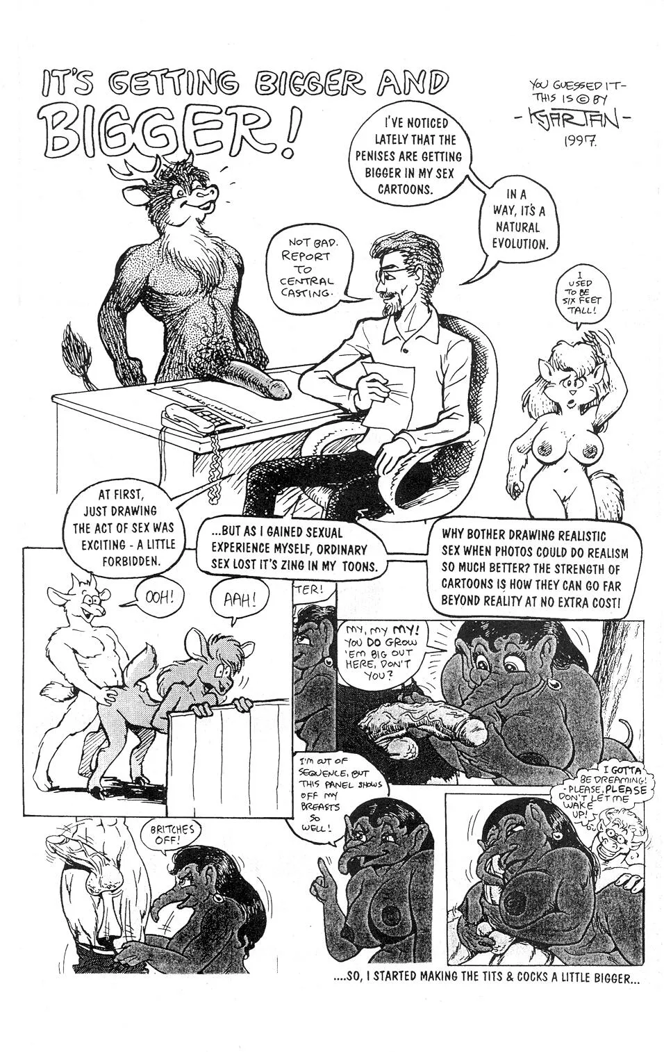 It's Getting Bigger And Bigger! porno comics Cover