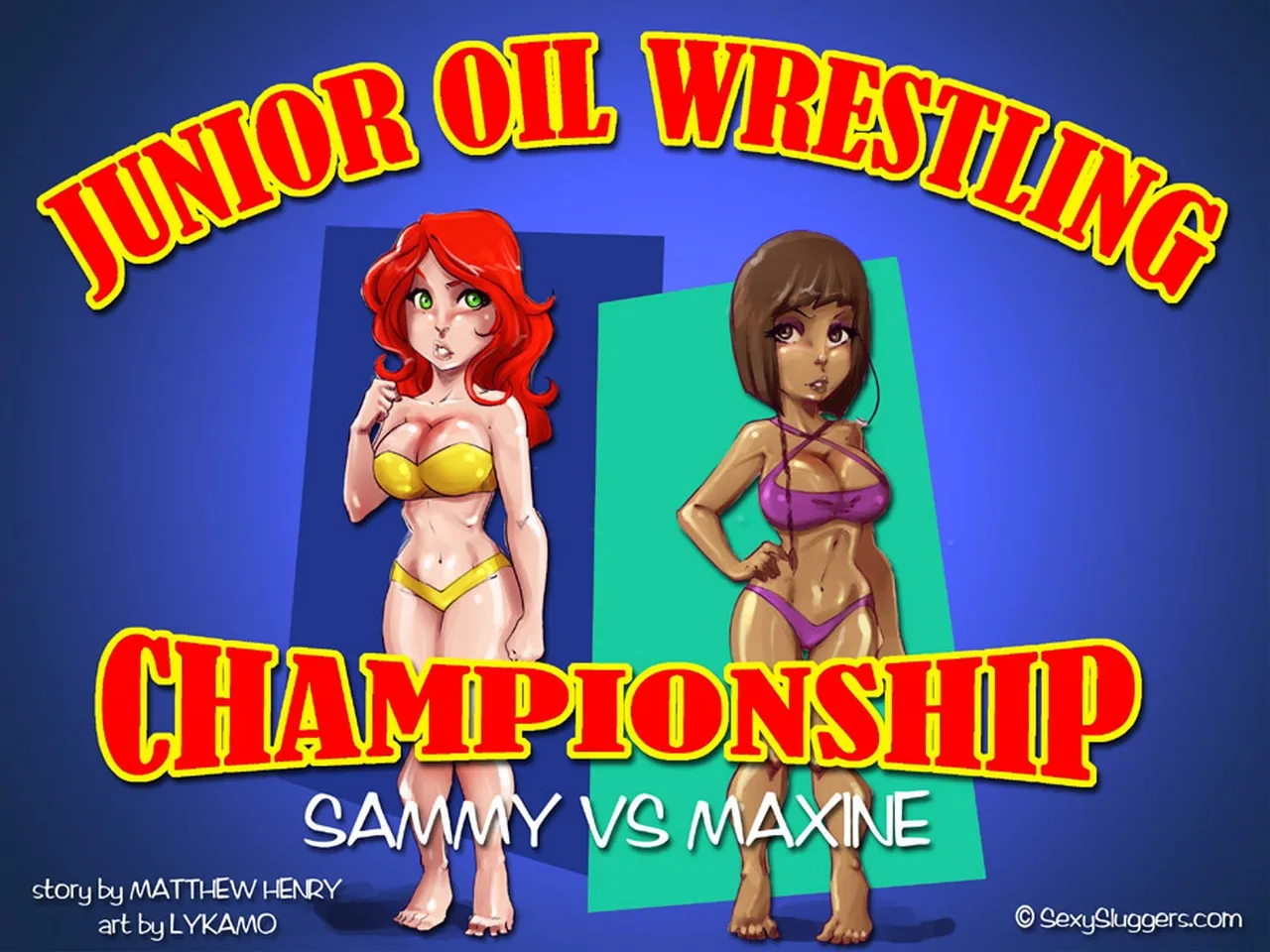 Junior Oil Wrestling Championship porno comics